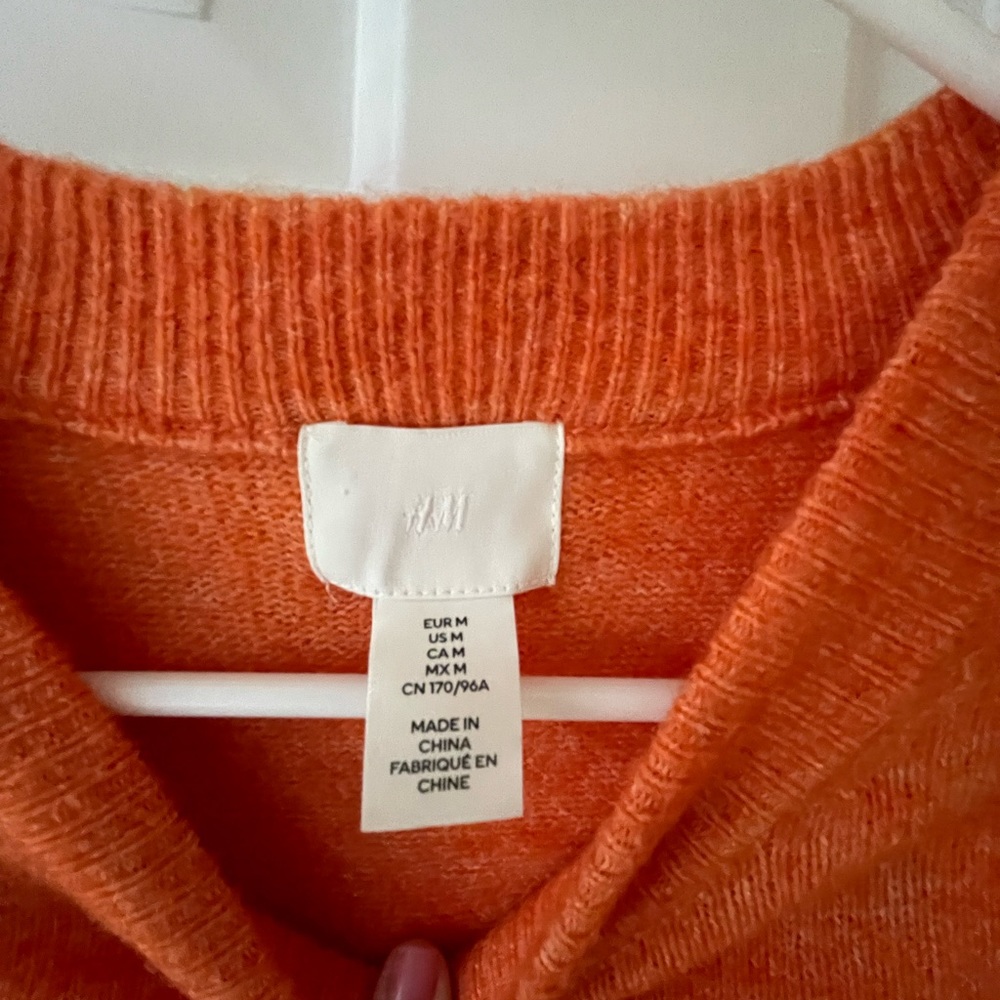 Orange sweater from H&M